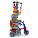 vintage toy elephant on tricycle