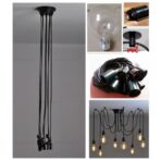 industrial spider chandelier