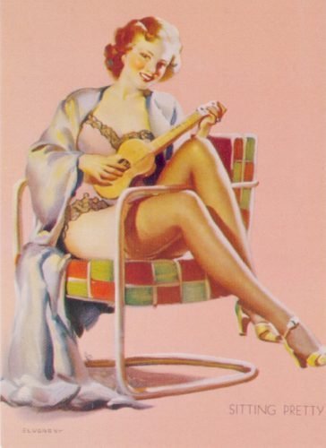 gil-elvgren gil elvgren sitting pretty 1939