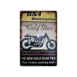 gold star plate
