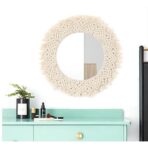 round mirror macrame
