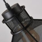 black industrial chandelier