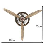 airplane propeller wall clock