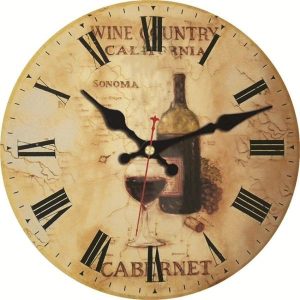 wine bottle clock