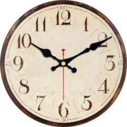 brown wall clock 1