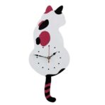 clock cat tail pendulum