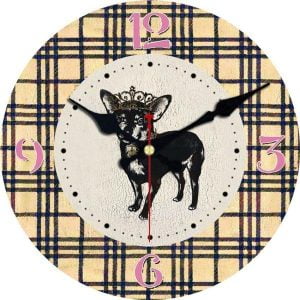 clock chihuahua