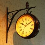 vintage station clock
