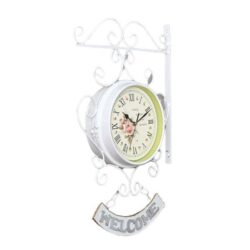 white station clock