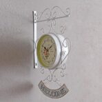 white station clock
