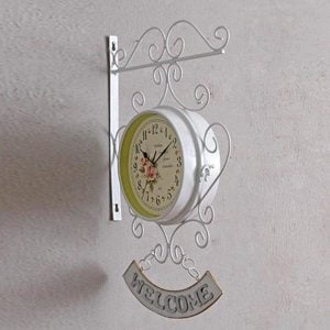 white station clock