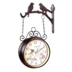 double sided station clock