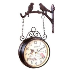 double sided station clock