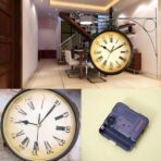 vintage station clock