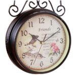 double sided station clock