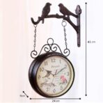 double sided station clock