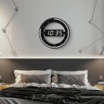 vintage digital wall clock