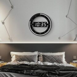 vintage digital wall clock
