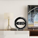 vintage digital wall clock