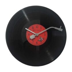 vinyl record clock