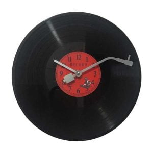 vinyl record clock