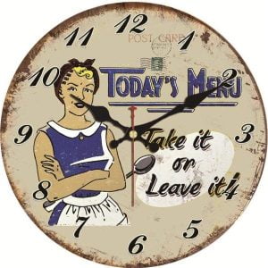 woman clock