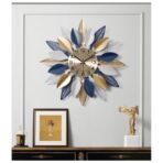 leaf wall clock