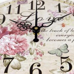 vintage flower clock