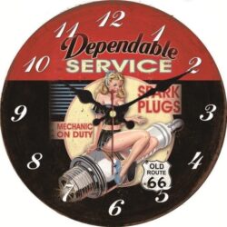 vintage garage clock 1
