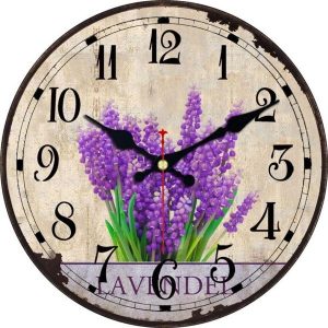 lavender clock