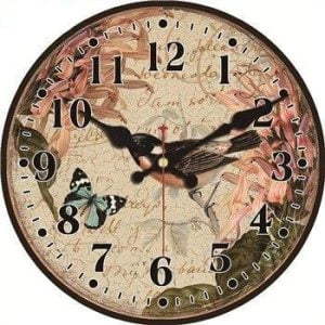 sparrow clock