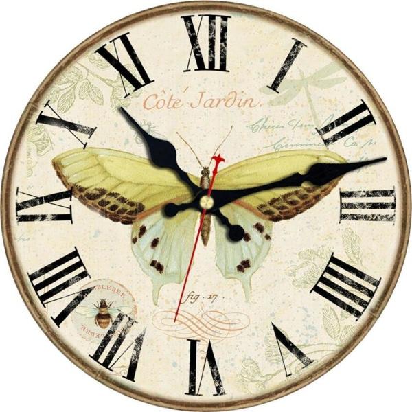 wall clock with butterfly wall clock with butterfly
