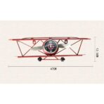 vintage plane wall clock