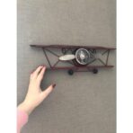 vintage plane wall clock