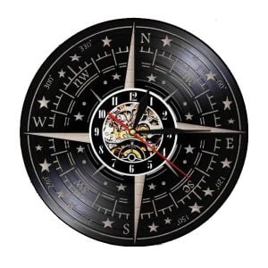 compass wall clock
