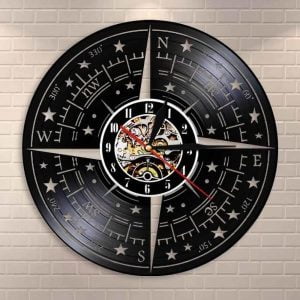 compass wall clock