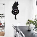 clock cat tail pendulum