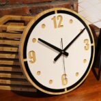 wall clock oak