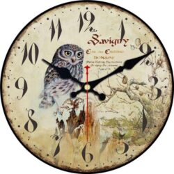 owl wall clock 1