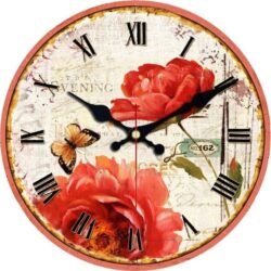 poppy wall clock