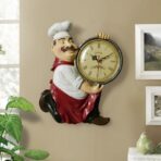 wall clock kitchen chef