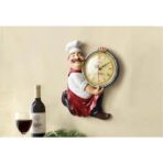 wall clock kitchen chef