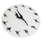 dancer wall clock