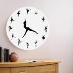 dancer wall clock
