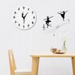 dancer wall clock