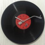 vinyl record clock
