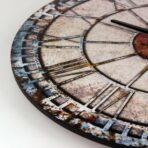 rust effect wall clock