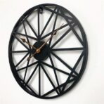 vintage metal wall clock
