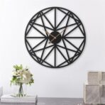 vintage metal wall clock