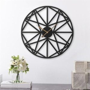 vintage metal wall clock